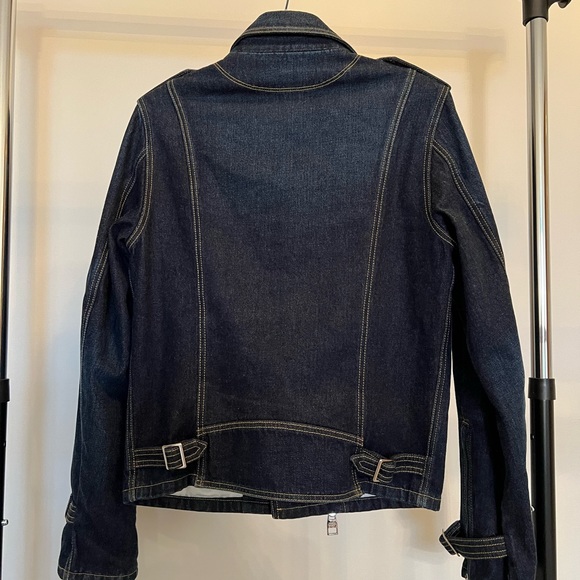 Alexander McQueen 2018 Denim Moto Jacket - Picture 7 of 10
